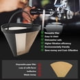 thumbnail image 5 of Panier-filtre à Café Réutilisable #4 en Forme de Cône pour Cafetières Cuisinart Accessoires de Café Cuisinart - 1 Paquet Remplacement Permanent pour Cafetières Cuisinart, 5 of 5
