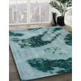 thumbnail image 2 of Ahgly Company Indoor Rectangle Abstract Greenish Blue Green Abstract Area Rugs, 3' x 5', 2 of 6