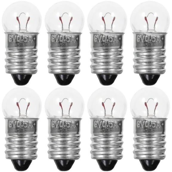 SEWACC Small Light Bulbs Aluminum 50Pcs 0.9X0.4X0.4In