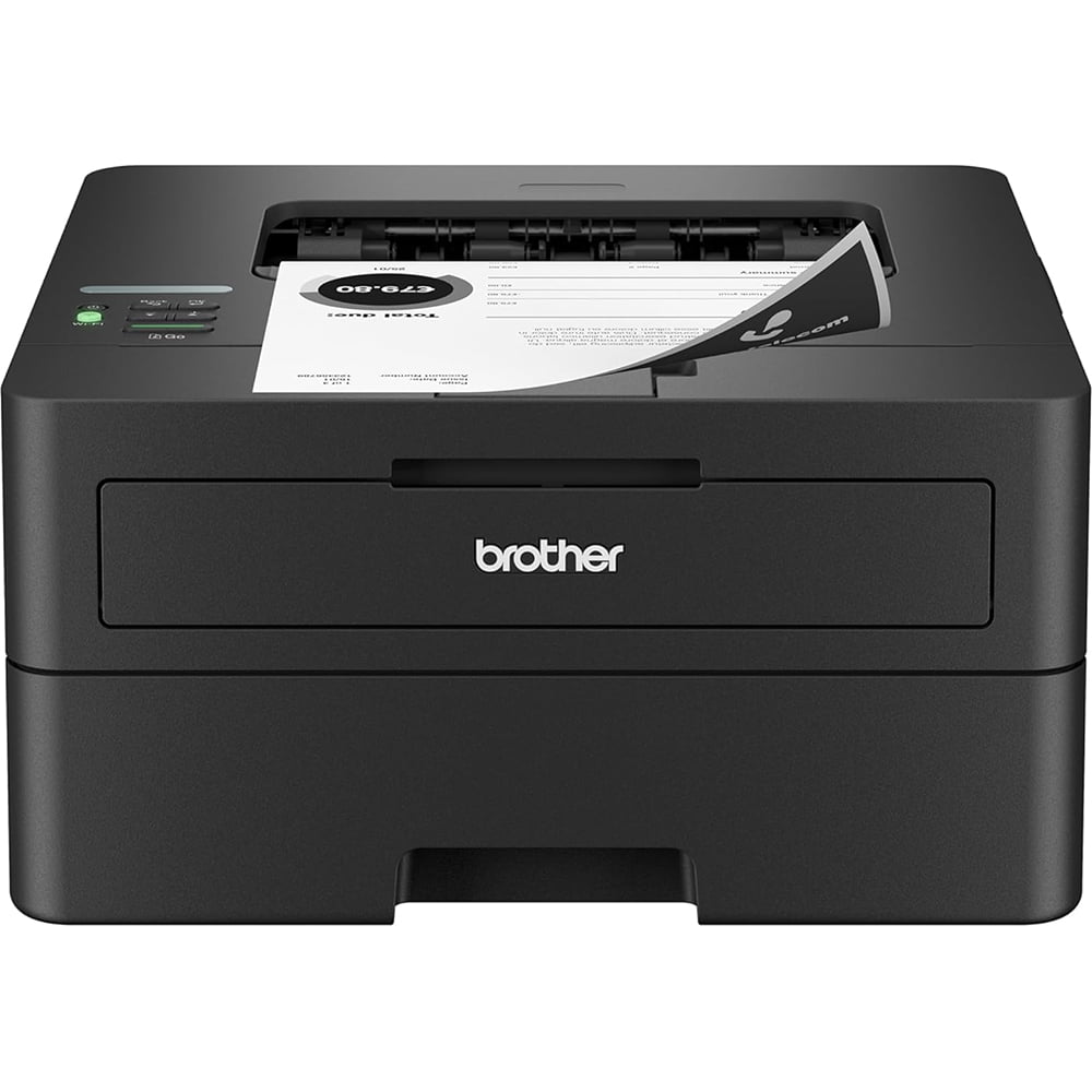 Brother HLL2460DW SOHO Laser Printer Bundle with Brother High-Yield Toner, Black Twin Pack (3,000 pages/cartridge)