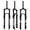 26, variant on 26/27.5/29 inch MTB Dual Air Suspension Fork, 1 1/8 Straight Tube, 120mm Travel, QR 9mm×100mm, Manual Lockout, Lightweight Front Fork for XC/AM Mountain Bike