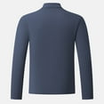 thumbnail image 5 of Generic Men's Long Sleeve Athletic Shirts 1/4 Zip Quick Dry Pullover Zip Sun Protection Outdoor Running Fishing T-Shirts, 5 of 7