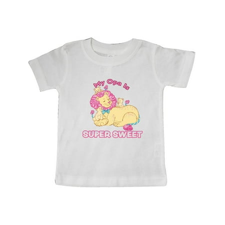 

Inktastic My Opa Is Super Sweet Cotton Candy Lions with Pink Mane Gift Baby Boy or Baby Girl T-Shirt