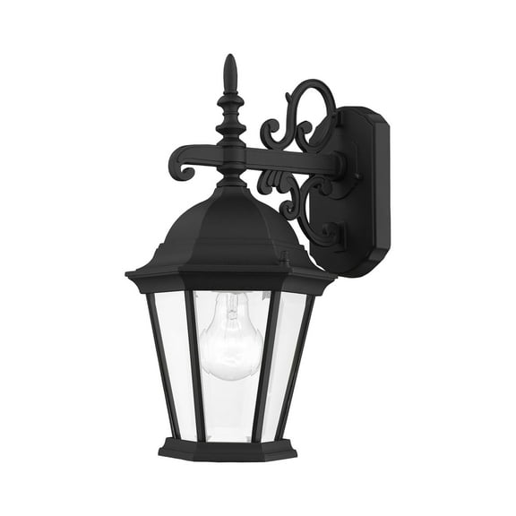 Livex Lighting - Hamilton - 1 Light Outdoor Wall Lantern in Traditional Style -