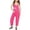 Hot Pink, variant on XINXIAOO Girl's Rompers Sleeveless Jumpsuits Loose Long Jumpsuit with Pockets 13-14 Years Girls Clothes