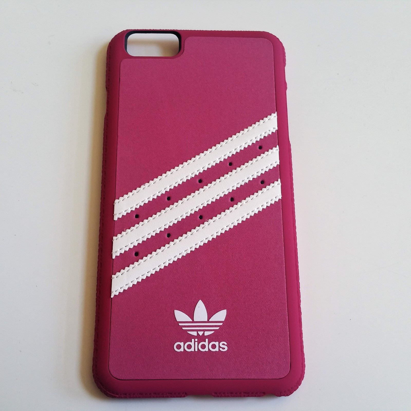 Adidas Suede Molded iPhone 6 Plus Pink & White - Walmart.com