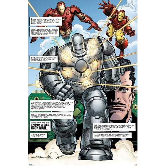 Marvel Comics - Iron Man - Marvel Comics 1000 Wall Poster, 14.725" x 22.375"
