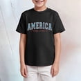 thumbnail image 2 of Gerichy Boys Tshirts,Boys 4th of July Shirt Toddler Kids Baby Girls Boys 4th Of July Summer Short Sleeve Independence Day T Shirt Tee American Flag Tops, 2 of 4