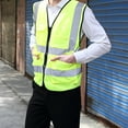 thumbnail image 1 of Women Men Night Work Reflective Vest Construction Traffic ;;; ;;; ;;; Breathable Mesh Workwear A Type, 1 of 8