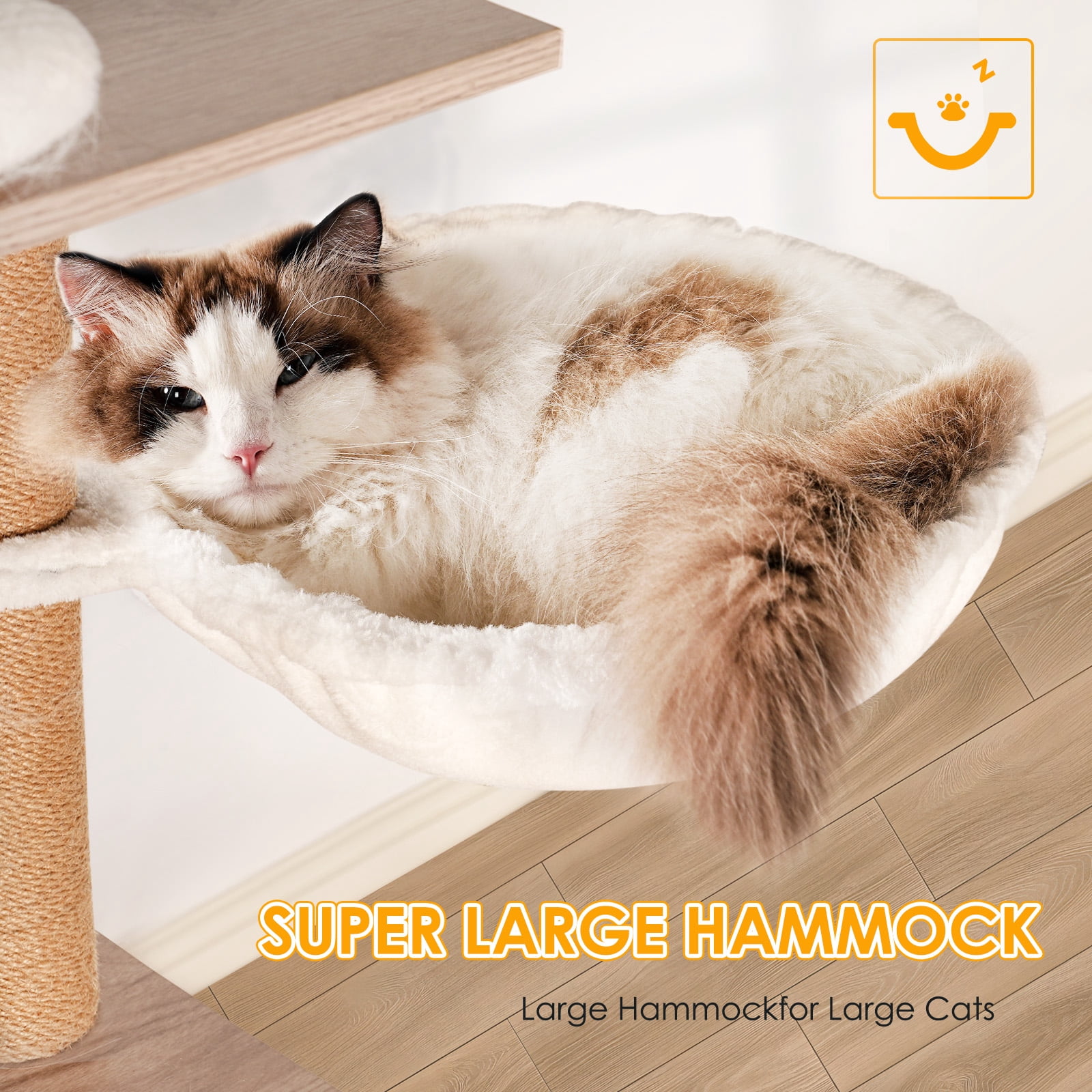 Cat Tree with Litter Box Enclosure, Modern 3-Tier Cat Tower Condo with Scratching Posts, Feeding Bowl and Removable Toys, Space-Saving Cat Furniture for Indoor Cats, Gray White