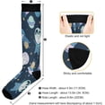 thumbnail image 3 of GZHJMY 1 Pair Rocket Compression Socks for Women Men, Knee High Stocking for Running,Athletic,Medical, 3 of 7