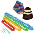 thumbnail image 3 of OUTAD Sentence Long Knitting Tool Knitting Wool Loom Sewing Needle Sweater Crochet Sewing Tools Plastic Castle Weber, 3 of 5