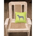 thumbnail image 5 of Carolines Treasures BB3703PW1818 Irish Wolfhound Checkerboard Blue Fabric Decorative Pillow, 5 of 5