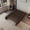 Walnut, variant on Low-Profile Wood Platform Bed Frame, Slat Support, No Box Spring Needed, Easy Assembly, 12" Underbed Storage, Floor-Level Modern Design