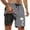 Grey-2, variant on Big and Tall Swim Trunks for Men High Elastic Waist Swimming Short Lightweight Mens Swimsuit Men's Swim Trunks Summer Beach Athletic Fit Bathing Suit Beach Board Shorts