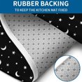 thumbnail image 4 of Black White Moon Star Pattern Bathroom Rugs Sets 3 Piece,Toilet Cover Set,Absorbent Non Slip Bathroom Mats Sets with U-Shaped Contour Rug Toilet Rug Set, 4 of 5