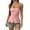 Pink——Back to School Outfits for Women, variant on Tube Tops for Women Strapless Open Back Tank Tops Slim Fit Ruffled Swing Holiday Shirts Pink S