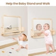thumbnail image 2 of Espejo con barra desplegable Woodtoe Montessori para 6 a 18 meses, 2 of 7