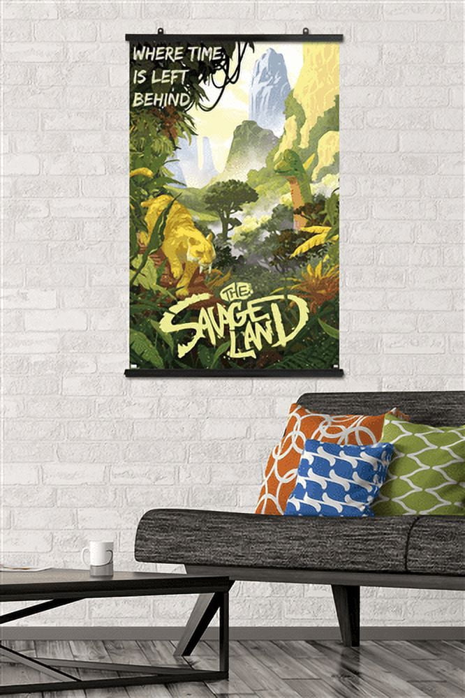 Marvel: Hero Lands - The Savage Land Wall Poster, 22.375" x 34"