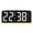 Black + Orange Light, variant on Digital LED Alarm Clock Desktop Table Clock Digital Clocks for Bedrooms Night Light with Time Temperature Display Backlight Snooze Clock Modern Decor