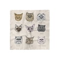 thumbnail image 1 of Indie Head Scarf, Pet Cat Portraits, Head Wrap, 3 Sizes, by Ambesonne, 1 of 2