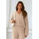 thumbnail image 5 of Conjunto Coordinado PRETTYGARDEN de Dos Piezas con Suéter en Caqui Talle S, 5 of 8