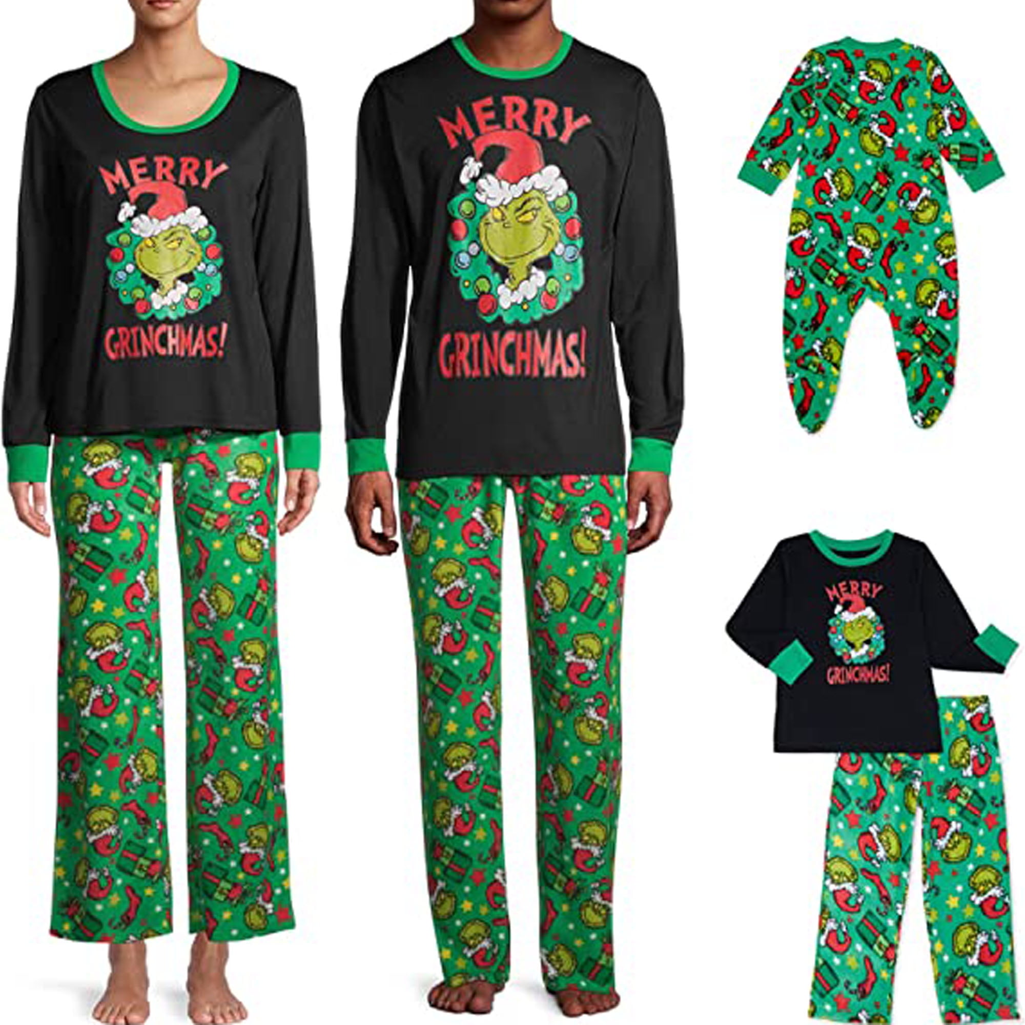 Family Christmas Pjs Matching Sets, Holiday Xmas Sleepwear for Men ...