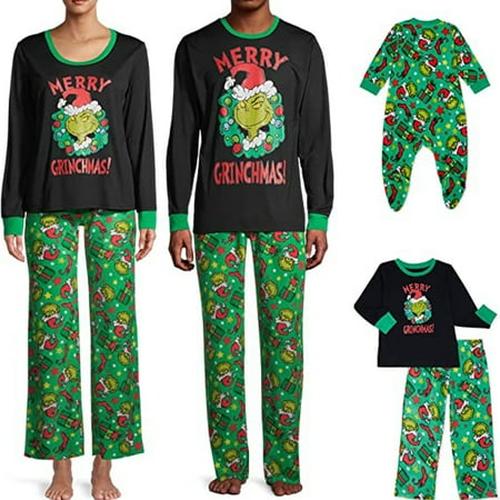 

ZIYIXIN Family Christmas Pjs Matching Sets Holiday Xmas Sleepwear for Men Women Kid Baby