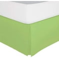 thumbnail image 1 of 9-Inch Drop California King Size 72" x 84" - Sage Solid Bed Skirt Split Corner Pleated Style Easy Fit Easy Care 100% Egyptian Cotton 500 Thread Count, 1 of 5