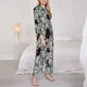 thumbnail image 3 of Balery Spiders Conjunto de Pijama con Estampado para Mujer, Conjunto de Dos Piezas con Manga Larga, Ropa de Dormir Suave con Bolsillos, Pijamas Cómodos-Medium, 3 of 7