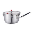 thumbnail image 3 of yuksok Stainless Steel Pressure Cook Cookware Induction Cooker Stainless Steel Stockpot single handle, 3 of 9