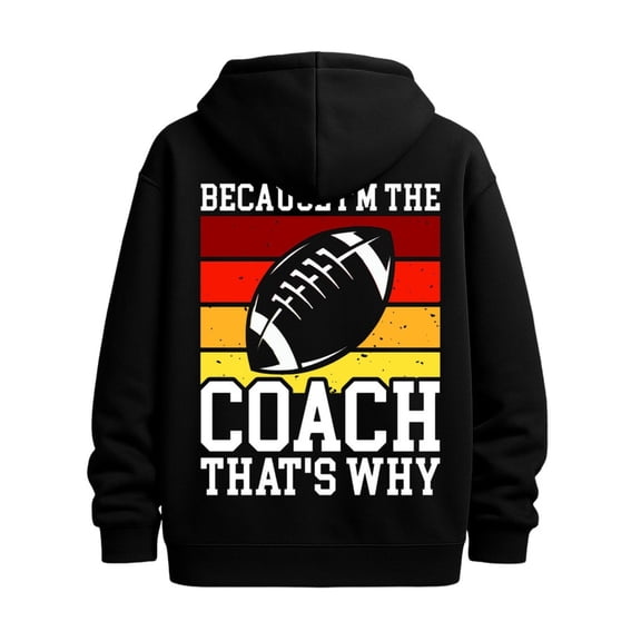 Football Coach Hoodie hoodies & sweatshirt funny humor mens regular fit black Stylish Autumn/Winter Outerwear, Sweatshirts , Plus Size Hoodies , Cool Hoodies , Funny Hoodies , Sweatshirt gift vintage