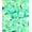 TURQ/BLUE/LIME, variant on Chiffon Printed Daisy Fuents Print Fabric Floral Sheer Dressmaking Chiffon Fabric (TURQ/BLUE/LIME, ByYard)