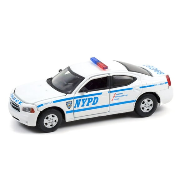 NYPD 2006 Dodge Charger, Castle - Greenlight 86603 - 1/43 scale Diecast Model Toy Car