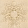thumbnail image 1 of Ahgly Company Indoor Square Patterned Moccasin Beige Area Rugs, 6' Square, 1 of 1