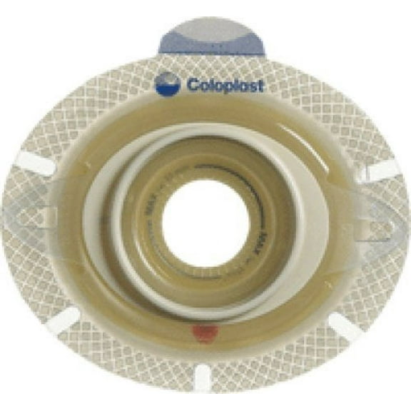 Coloplast SenSura Click Xpro Two-Piece Cut-to-fit Nonconvex Flat Extended Wear Skin Barrier with Flange and Belt Tabs 3/8" to 2-1/8" Stoma Opening, 2-3/8" Flange, Double Layer Adhesive (Box of 5 Each)