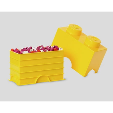 LEGO Bright Yellow Storage Brick 2 Children's Toy Box ...