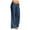 Navy, variant on POROPL Linen Pants Women Wide Leg Drawstring Pleated Cotton Blend Casual Loose Pants with Pockets