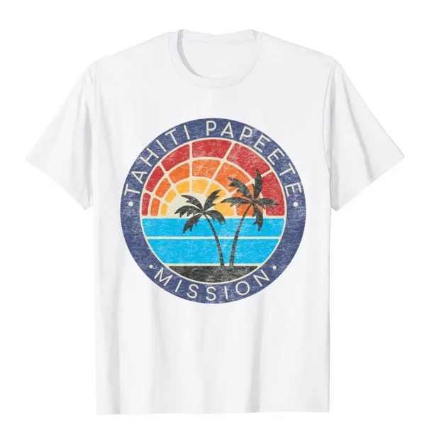 Camiseta de algodón para hombre con estampado gráfico de senderismo de los años 70 y estilo retro de las montañas.
