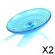 thumbnail image 1 of Rueda de Ejercicio para Hámster Silenciosa Redonda de 2x7 Pulgadas, Disco para Correr, de Rueda, Juguete para Animales Pequeños, Suministro 2 piezas, 1 of 9