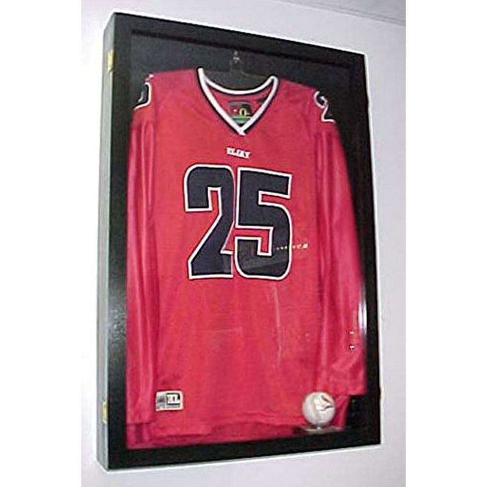 Pennzoni XX Large Football/Hockey Uniform Jersey Display Case Frame, UV Protection Ultra Clear