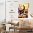 thumbnail image 5 of Elephant Stock Desert Roadrunner Wall Art - Vertical Canvas Wall Art - Living Room Wall Decor - Animal Canvas - Orange And Purple Decor By Ryan James - 8" x 12", 5 of 8