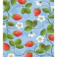 thumbnail image 3 of Ambesonne Floral Duvet Cover Sets, Strawberry Daisy Retro, 2-Queen, Blue Green Red, 3 of 7