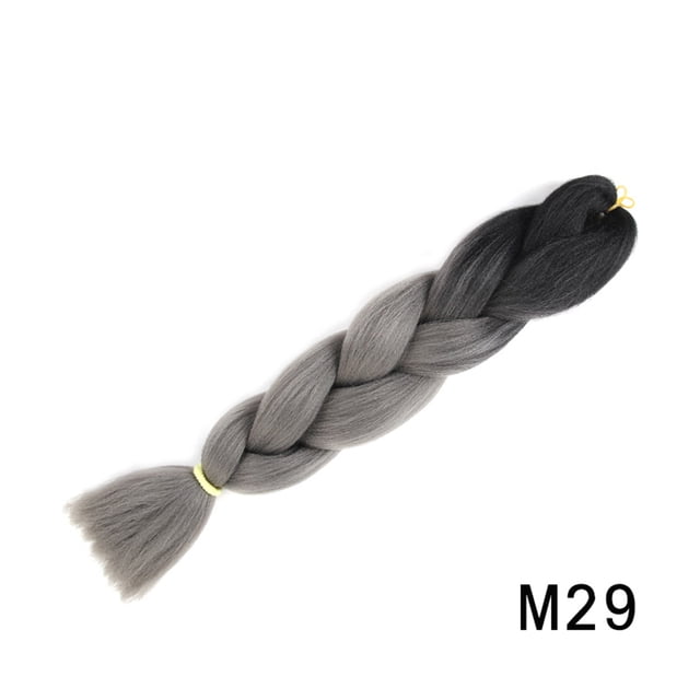 Extensiones de cabello de fibra sintética Jumbo Braid Hair Crochet trenzado 2 Labymos Cabello trenzado gigante