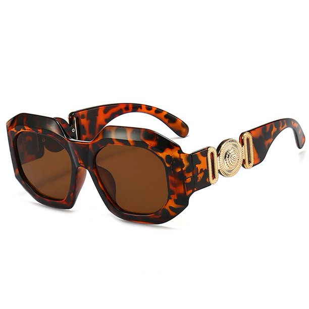 Gafas De Sol RBRARE Polygon Cat Eye para Mujer, gafas De Sol De diseñador De marca De lujo para Mujer, gafas De Sol Retro para conducir al aire libre, gafas De Sol para Mujer Tan Jianjun unisex