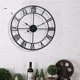 thumbnail image 5 of 2025 Garden Clock Outdoor Garden Wall Clock Large Roman Numeral Garden Clock Outdoor Iron Clock Outdoor, 5 of 5