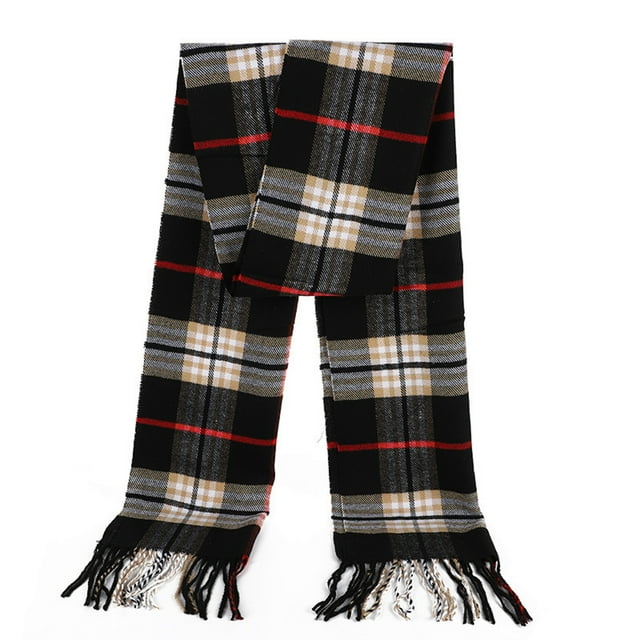 Lana Feel Bufanda caliente suave ligero escocés Escocia Check Tartán Plaid Regalo para Hombres Mujeres Niños