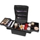 thumbnail image 2 of Maleta para maquillaje,cosmetiquera grande,estuche de maquillaje profesional,neceser maquillaje,caja de maquillaje,Estuche Organizador Belleza,Estuche de maquillaje portátil,impermeable,(negro), 2 of 7