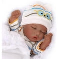 Miaio Lifelike Reborn Baby Dolls 12 inch Washable AfricanAmerican