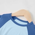thumbnail image 6 of ATOGUTA Girl Outfit Kids Short Sleeve T-Shirts and Elastic Waist Pants Size 2T-15 Kids Clothing Set Blue, 6 of 7